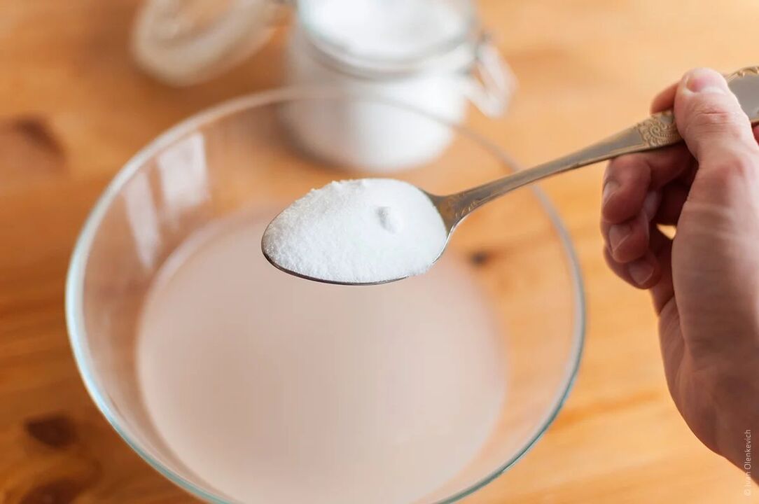 kā pareizi atšķaidīt sodas šķīdumu